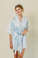 Charming Colors Satin Robe (New Satin Base to Embellish- 3 choices)