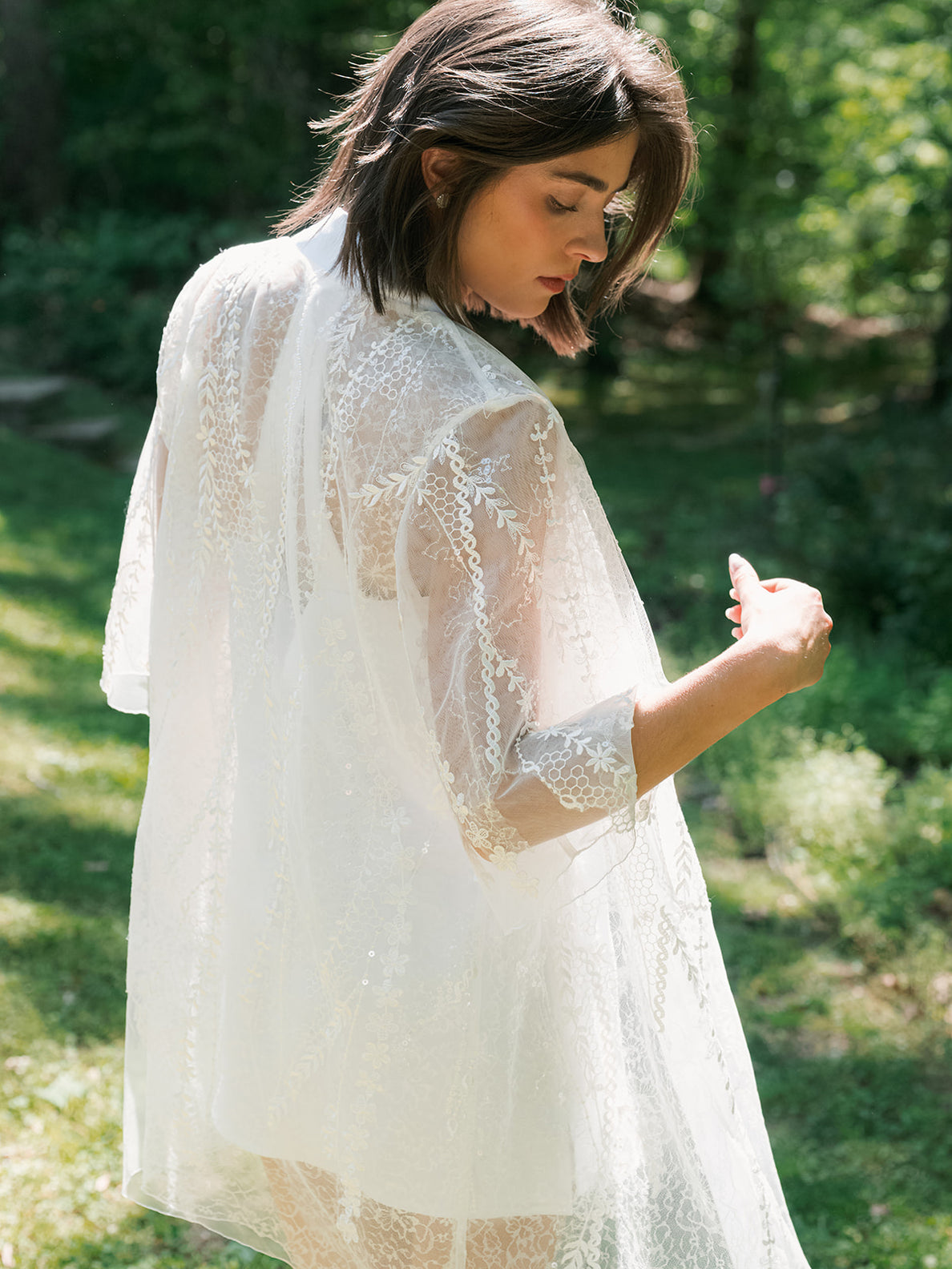 Sheer Anniversary Robe