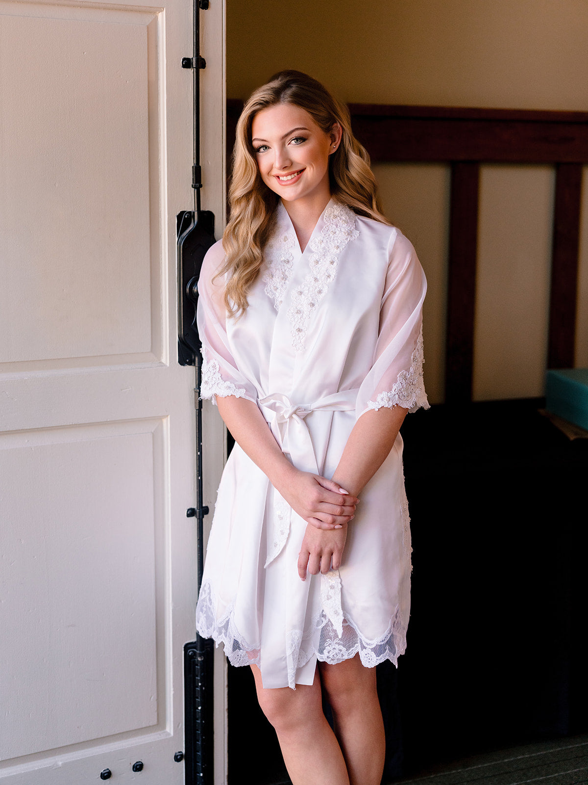 Signature Stunning Getting Ready Bridal Robe (as seen on Tik Tok)